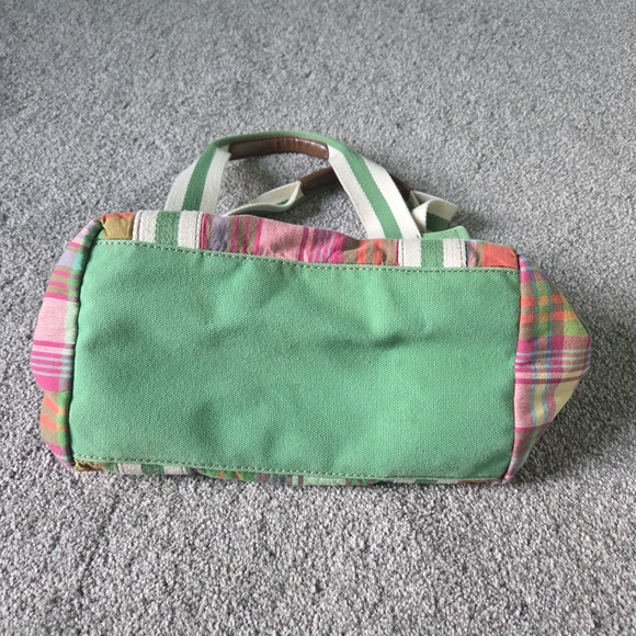 Tommy Hilfiger Green and Pink Plaid Purse - Picture 3 of 6